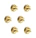 Pack of 6 - TeeJet Brass Off-Center Flat Fan Spray Tips Rated 0.40 GPM @ 40 PSI Farmer Bob's Parts OC-04