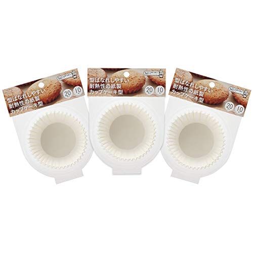 ?? Kai heat Paper Cup Cake Mold 10 # # # # 20 Pcs X 3 Pcs (60 Pieces) Set dl6177