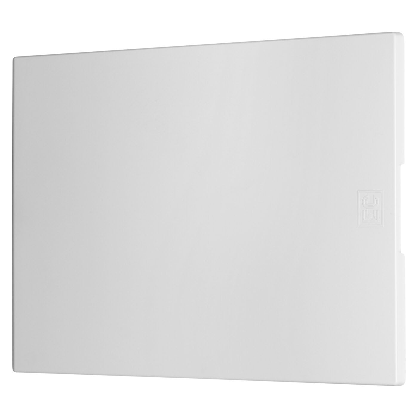 Boîtier encastrable pour maçonnerie – Tableau électrique 12 modules DIN (1 x 12), couvercle aveugle ultra fin 11 mm, style moderne et élégant, IP40, rail DIN, pour rénovation d'appartements, blanc