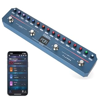 FLAMMA FG200 Intelligent Multi-Effects Guitar Pedal with 52 AMP Models 5 BOOST Models 16 CAB Simulations 7 Effects Modules 9 IR Slots 40 Presets 40 Rhythm Styles Support APP OTG - Les Beatles, Paul McCartney, John Lennon, RIngo Starr, George Harrison