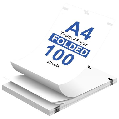 A4 Printer Paper 100 Sheets A4 Thermal Paper for Portable Thermal Printer