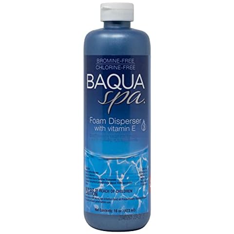 Baqua Spa 83801 Foam Disperser with Vitamin E Spa and Hot Tub Clarifier, 16 oz Cover
