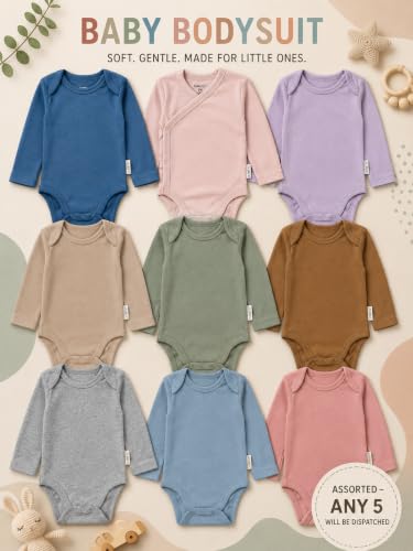 Image of TuddyBuddy 100% Cotton Multi Color Romper /Bodysuit /Onesies for Baby Boys & Baby Girls