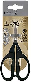 Tonic Studios Tim Holtz Non-Stick Micro Serrated Mini Snips, Multi-Colour, 8 x 18.38 x 2.79 cm