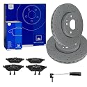 Generic ATE Bremsscheiben 295mm + Beläge vorne passend für Mercedes A/B-Klasse W176 W246