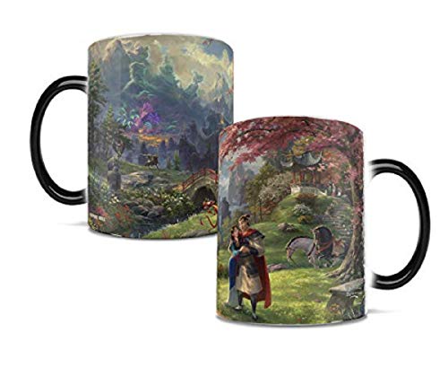 Morphing Mugs Disney - Mulan - Blossoms of Love - One 11 oz Color Changing Heat Sensitive Ceramic Mug – Image Revealed When HOT Liquid Is Added! MMUG965