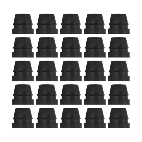 Zpana Car Brake Bleeder Screw Caps, 25PCS Rubber Vehicle Grease Fitting Dust Cover, Automotive Braking Bleed Screw Valve Nipple Caplier Caps, Universal for Sedan Motorcycles Truck