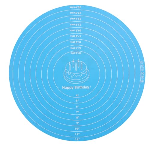 GALPADA Silicone Baking Mat in Blue for Cake...