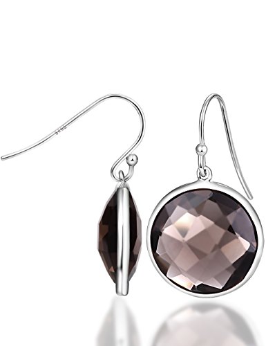 Dorella Women's Sterling Silver Gemstones Earrings #TOP1