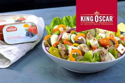 Image of King Oscar Skinless & Boneless Mackerel Fillets, Mediterranean Style, 4.05 -Ounce Cans (Pack of 6)