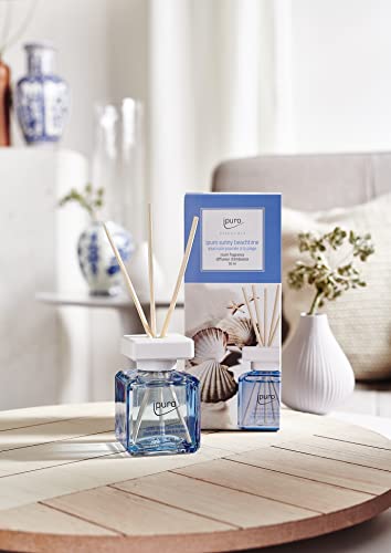 ipuro - Essentials Raumduft Sunny BEACHTIME 50ml | Raumerfrischer mit Grapefruit, Zitrone & weißem Moschus Duft Aroma | Diffuser mit Stäbchen | Lufterfrischer für die Wohnung 4