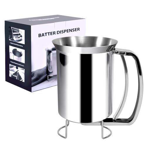 800ml Stainless Steel Pancake Batter Dispenser