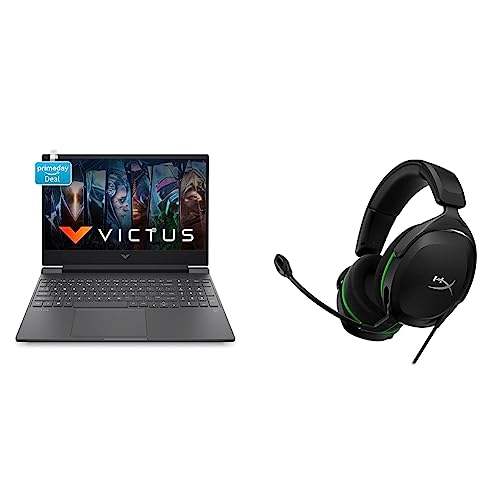 Image of HP Victus Gaming 12th Gen Intel Core i5 12450H Processor 15.6 inch(39.6 cm) FHD Gaming Laptop & CloudX Stinger 2 Core (Black)