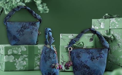 Sac soie jacquard floral HangErFeng 126 poésie de la mode - 4