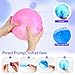 AMOR PRESENT 2PCS Inflatable Playground Balls, 8.7 Inch Marbleized Bouncy Balls Rubber Kickballs Giant Dodgeballs, for Indoor Outdoor Ball Games