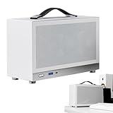 Avec une taille ultra-miniature : Parce que notre boîtier d'ordinateur portable ITX a une taille ultra-miniature, il brise la taille traditionnelle du bureau. Il a une capacité de 8,1L.