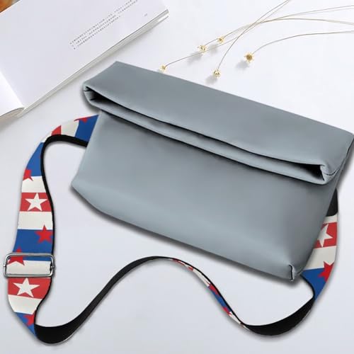 Image of Adjustable Purse Strap Replacement, Wide Shoulder Canvas Bag Strap, Crossbody Handbag Strap