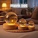 CustomsMerch Personalized 3D Photo Crystal Ball, Custom Engraved Picture Lamp, Globe Night Light for Couples, Custom Photo Gifts for Wife, Husband, Gifts Birthday Anniversary Valentines for Her, Him