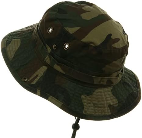 Mega Cap Washed Hunting Fishing Outdoor Hat-Camo W11S41D (2XL-3XL)