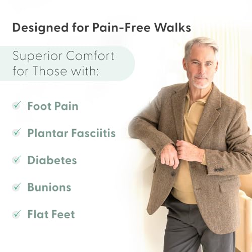 Orthofeet Men's Orthopedic Xavier Hands-Free Slip On Casual Shoes4