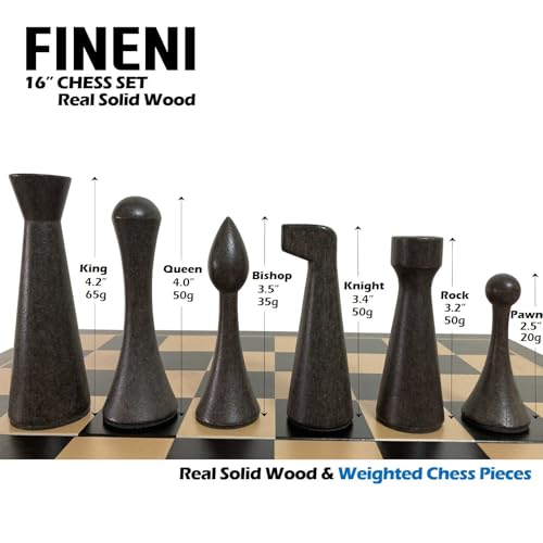 Juego de Ajedrez Luxurious de Madera 16 Pulgadas miniatura 4