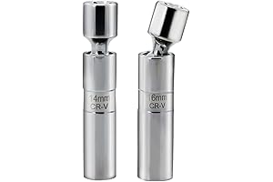 ABIGAIL 3/8 Inch Drive 14mm and 16mm Spark Plug Tool Remover for Vehicles