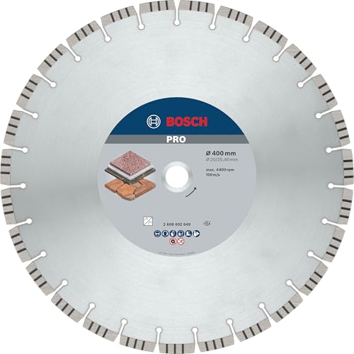 Bosch 1x PRO Stone Diamanttrennscheibe, 400 x 20/25,4 mm – Ansicht 1