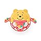 Disney Winnie Puuh Jingle & Shake Rasselspielzeug von Bright Starts mit leicht zu greifender Oball-Technologie, Unisex, für Neugeborene und ältere Kinder