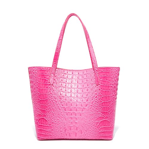 Set de 2 Bolsos Tote para Mujer con Estampado de Cocodrilo miniatura 3