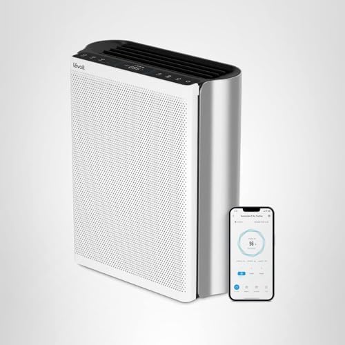 Levoit Air Purifiers for Home Large Room with 3-Channel Air Quality Monitor, Washable Pre-Filter, AHAM VERIFIDE, HEPA Sleep Mode for Pet, Allergy, Smoke, Dust, Alexa Control, 2655 Ft², EverestAir-P — view 11