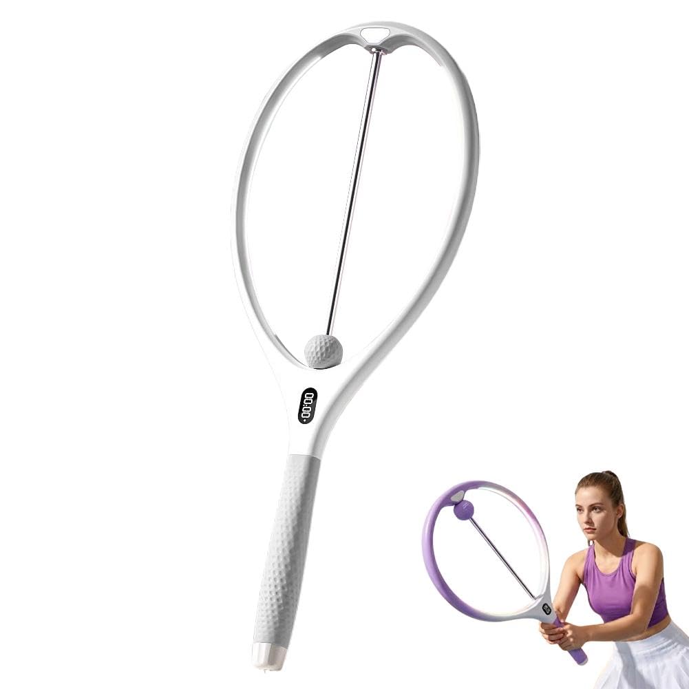Solo-Tennis-Trainer, Rebound-Ball mit Farblicht, tragbare Schwung-Übungshilfe, Training, Verbesserung für Indoor- und Kontakttennis