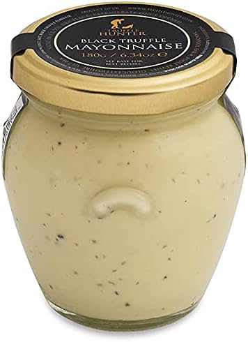 TruffleHunter, Black Truffle Mayonnaise Gourmet Condiment - 180g