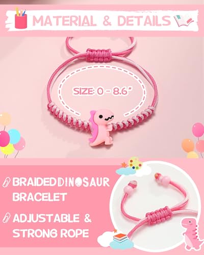 Image of Back to School Dinosaur Bracelet- First Day of School Kindergarten Preschool Gifts for Kids Boys Girls