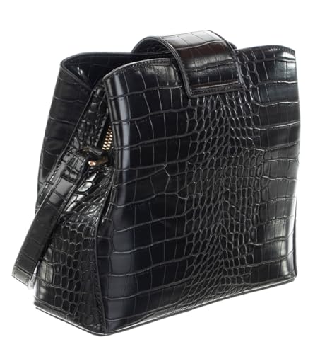 Bolso crossover negro bandolera con compartimentos internos 3