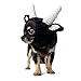 Zoo Snoods Bull Costume - Warm Knit Cow Dog Snood Wrap for Pets, Neck Ear Cover Protection for Halloween Winter (Small)