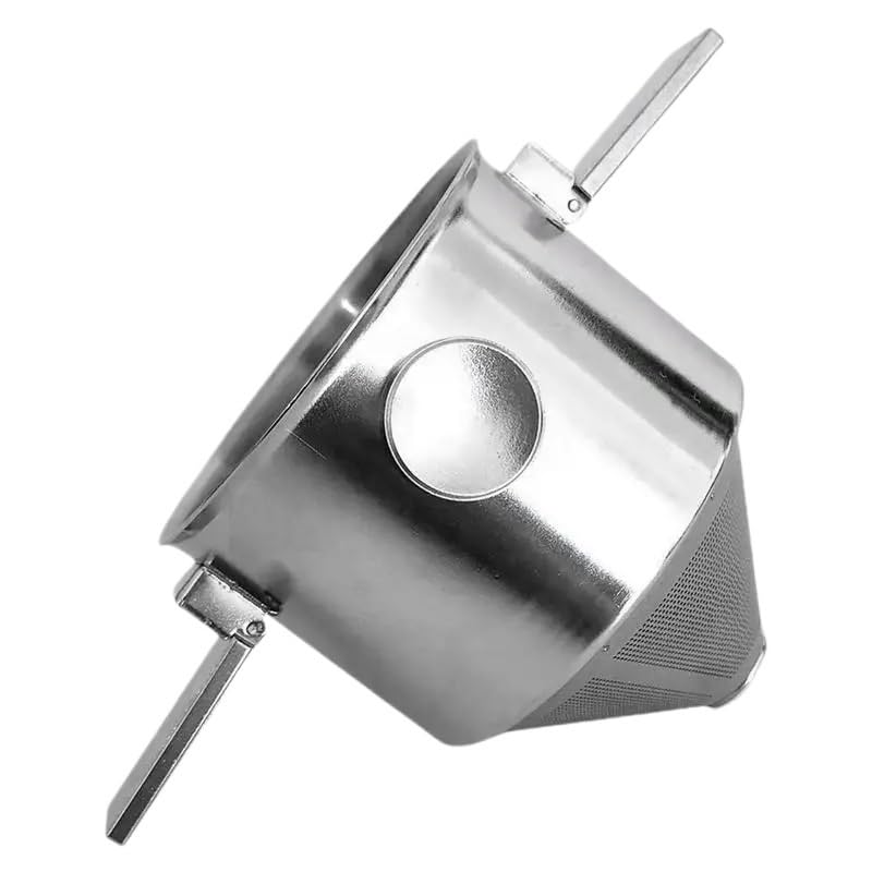 Feinmaschiger, wiederverwendbarer Kaffeefilter for Übergießen, Edelstahl, großes Fassungsvermögen for Tee und Kaffee, feinmaschige Filter