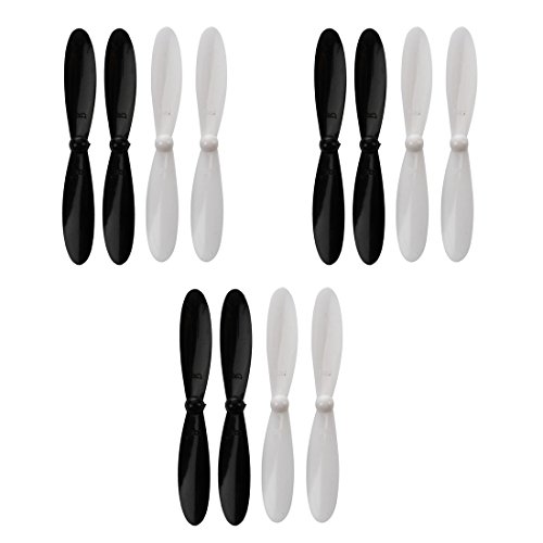SODIAL(R) 3 x Helice para Hubsan X4 H107 H107-A02
