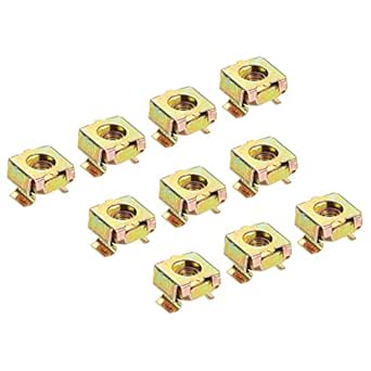50 Pack M8 Cage Nut Carbon Steel Zinc Plated For Server Shelf - View #11