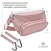 Suessie Fanny Pack Diaper Bag - with Baby Changing Pad & Waterproof Wipes Pocket - Stroller Organizer