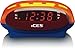 Produktbild iCES ICR-210KIDS Uhrenradio - Radiowecker für Kinder - PLL FM - Schlummerfunktion - Sleeptimer - Gangreserve - blau/orange
