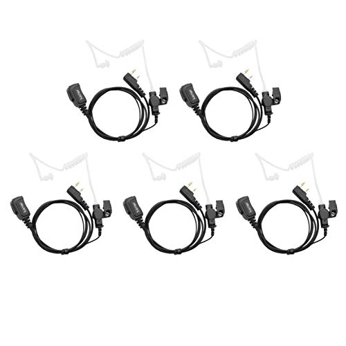 Karier 2�s�� �C���z�� �w�b�h�Z�b�g PTT �}�C�N�Ɠ����A�R�[�X�e�B�b�N�`���[�u�t�� Kenwood Nexedge Hytera Puxing Wouxun Radio UV-82 UV-5R BF-F9 BF-888S TK260 TH-21