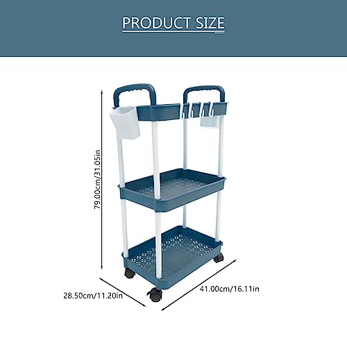 1 Conjunto Prateleira De Armazenamento De Carrinho Rack De Banheiro Carrinho De Cozinha Carrinho De