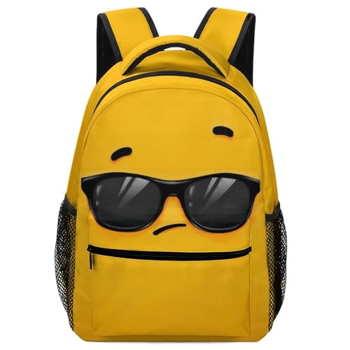 Funny Cartoon Eyes Backpack for Boys Girls School Bag Teenagers Bookbag Travel Rucksack
