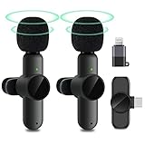 ピンマイク ワイヤレス 二人用 MAIASUASA ピンマイク iPhone 16/15シリーズ対応 iphone&android用スマホマイク AIノイズリダクション ENC搭載 瞬時接続 ノイズ軽減 360°集音 録音 無線 TikTok＆YouTube 動画撮影/ライブ配信/生放送などに対応