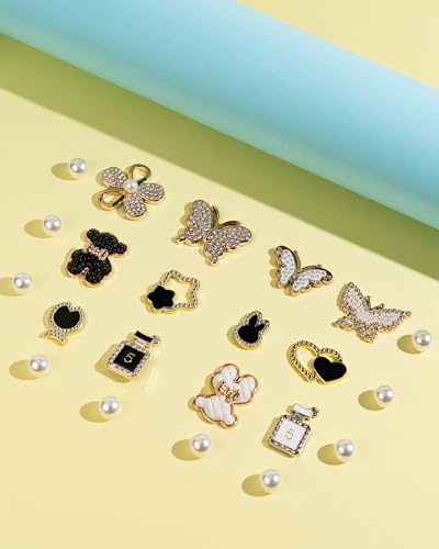 Mon Caramel Bling Shoe Charms Butterfly Charm For Shoe,Luxury Jewel Charms For Women Girls Gifts thumb #1