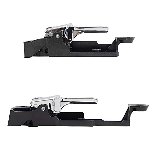 Autoandart Brock Replacement 4 Pc Set Inside Front & Rear Chrome Door Handle Replacement For 2006-2012 Fusion Mkz #TOP3