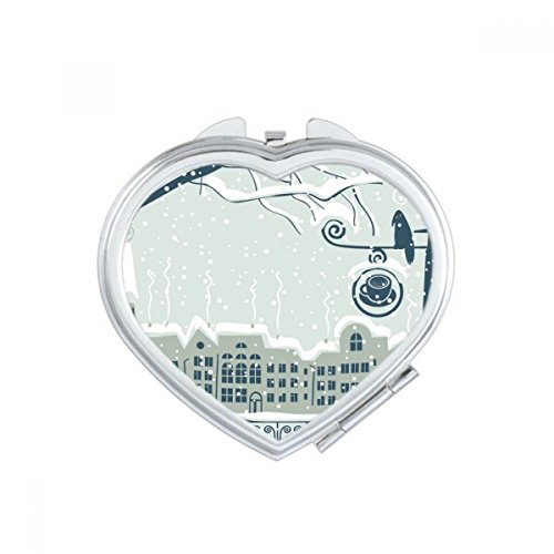 Miroir compact maquillage portable mignon multicolor oiseau - 2