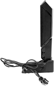 for ASUS ROG Strix Z790-E Z790-A Z790-F Gaming Motherboard WiFi 7 Antenna External Magnetic Desktop High Gain Tri-Band 2.4GHz/5GHz/6GHz MIMO Antenna with Q-Antenna Easy Snap & 0.8m Extension Cable