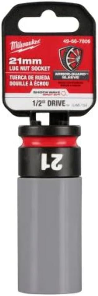 Milwaukee Electric - Shockwave Impact Duty. 1/2 Drive 21MM Metric Lug N