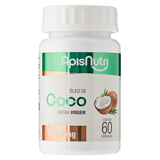 Óleo De Coco Extra Virgem 60 Caps, Apisnutri